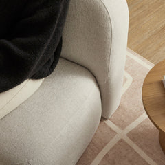 Luca Block Accent Chair Cream (Set of 2)