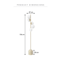 Mateo Cluster Floor Lamp Cloud
