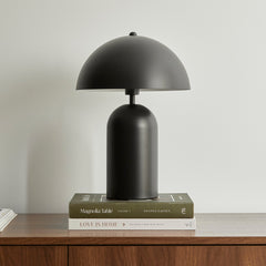 Mushroom Table Lamp Black