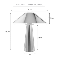 Nova Table Lamp Chrome