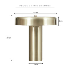Eclipse Table Lamp Gold (Set of 2)