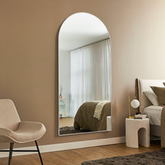 Cindy XXL 200cm Arch Mirror White
