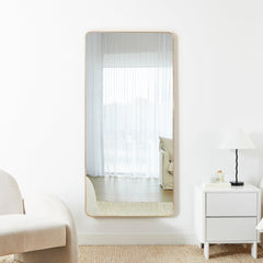 Elle 160cm Rectangle Mirror Gold