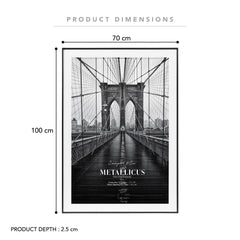 70x100cm Mat to 60x90cm Premium Metal Photo Frame