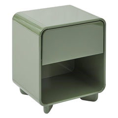 Charlie Gloss Bedside Table Green