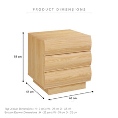 Elsene Bedside Table Natural