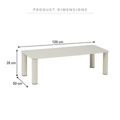 Maison Metal Coffee Table Birch