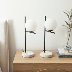 Mateo Table Lamp Black (Set of 2)