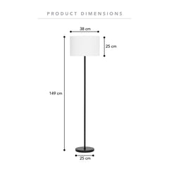 Ella Floor Lamp Black