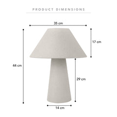 Remy Table Lamp Boucle (Set of 2)