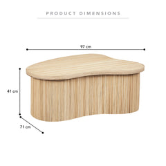 Edo Wave Storage Coffee Table