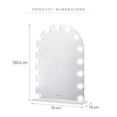 LED 102cm Large Arched Vanity Mirror