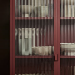 Eve Modern Large Metal Cabinet Wine