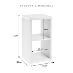 Sierra 2 Cube Shelf in White