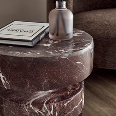 Parker Marble Look Plinth Red