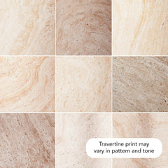 Stella Side Table Travertine Look