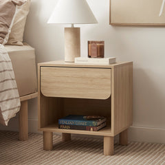 Davis Bedside Table Oak (Set of 2)