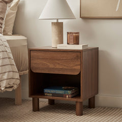 Davis Bedside Table Walnut (Set of 2)