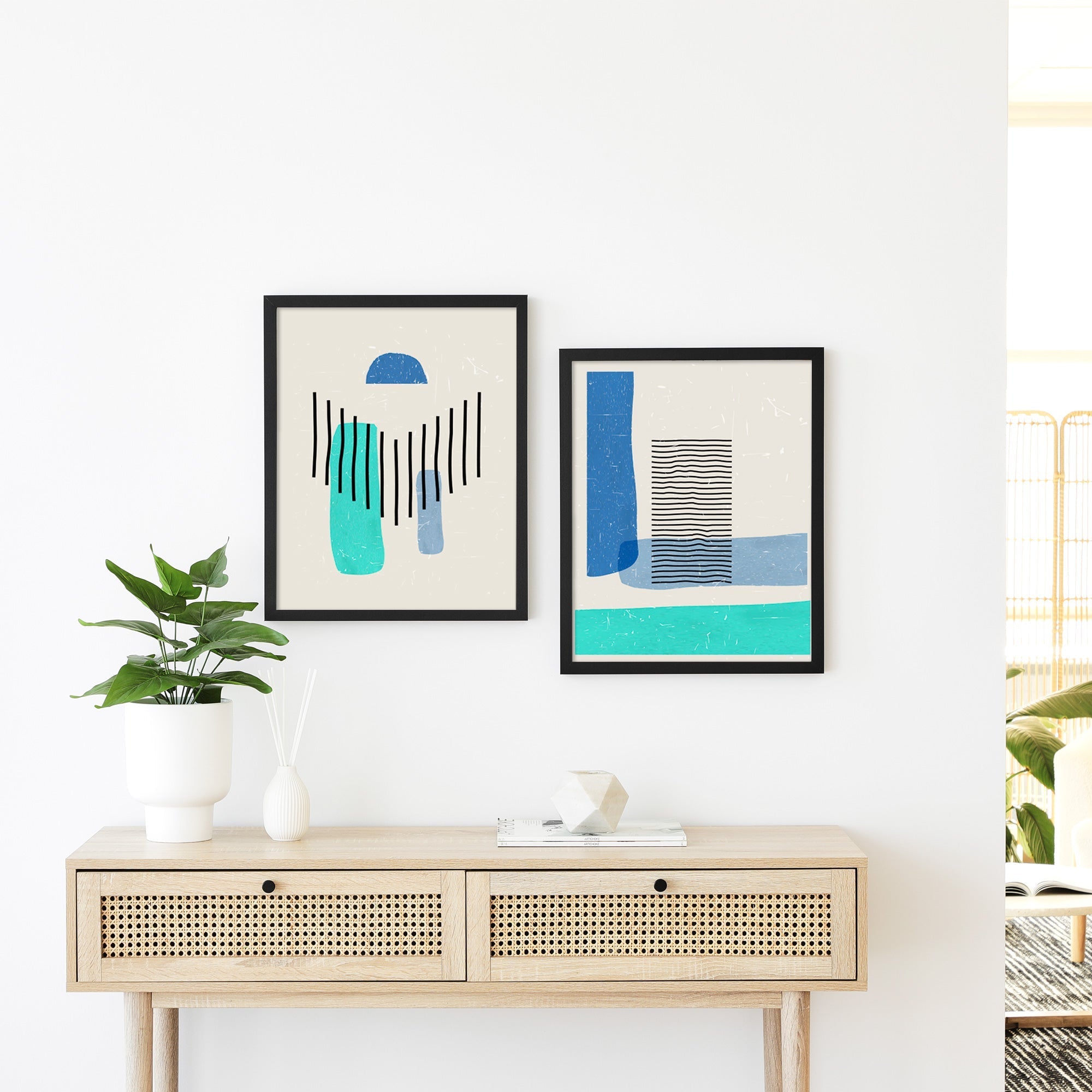 Set of 2 40x50cm Poster Photo Frames