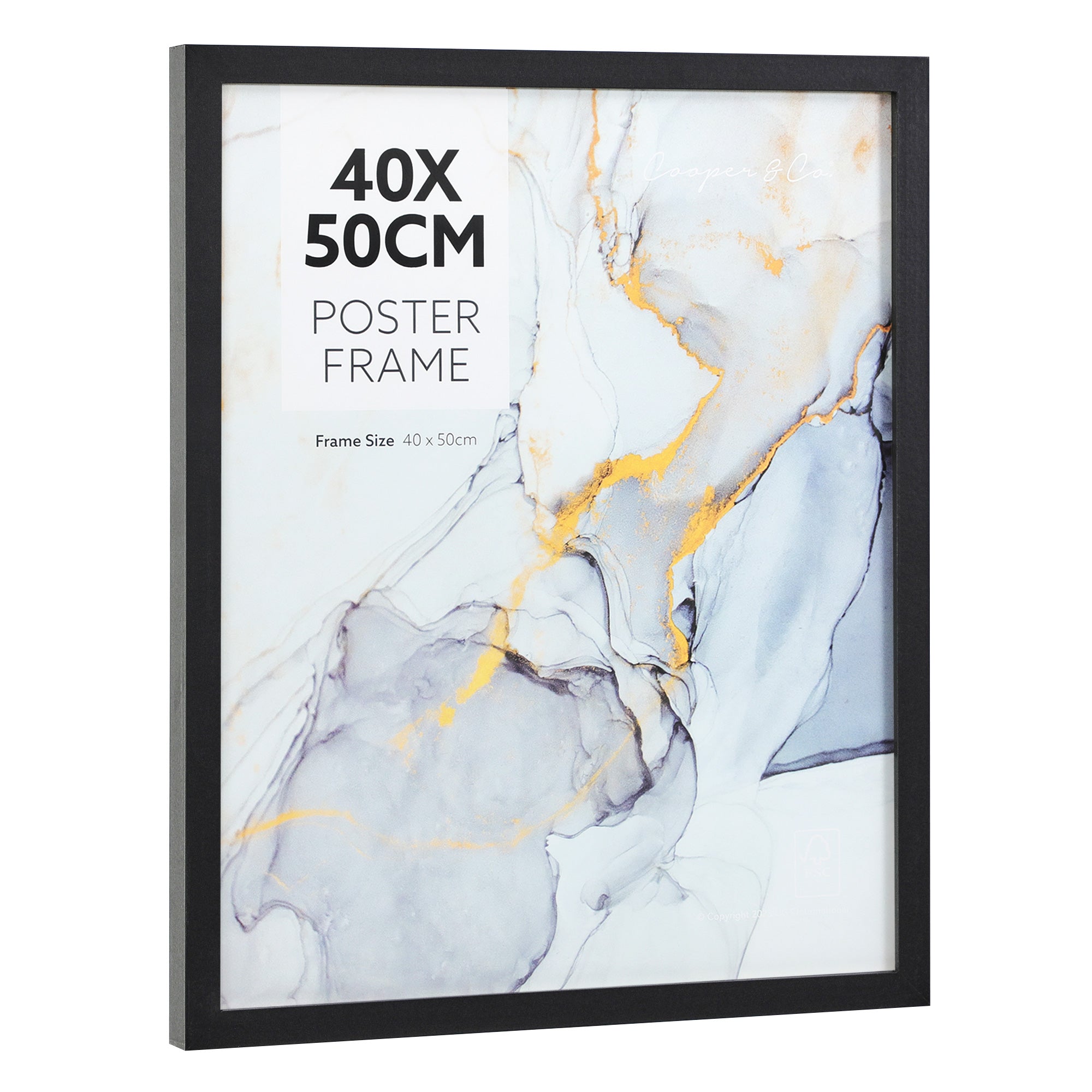 Set of 2 40x50cm Poster Photo Frames