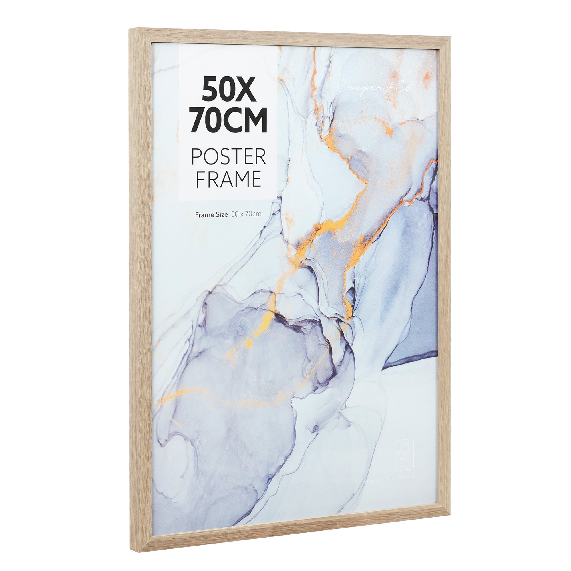 Set of 2 50x70cm Poster Photo Frames