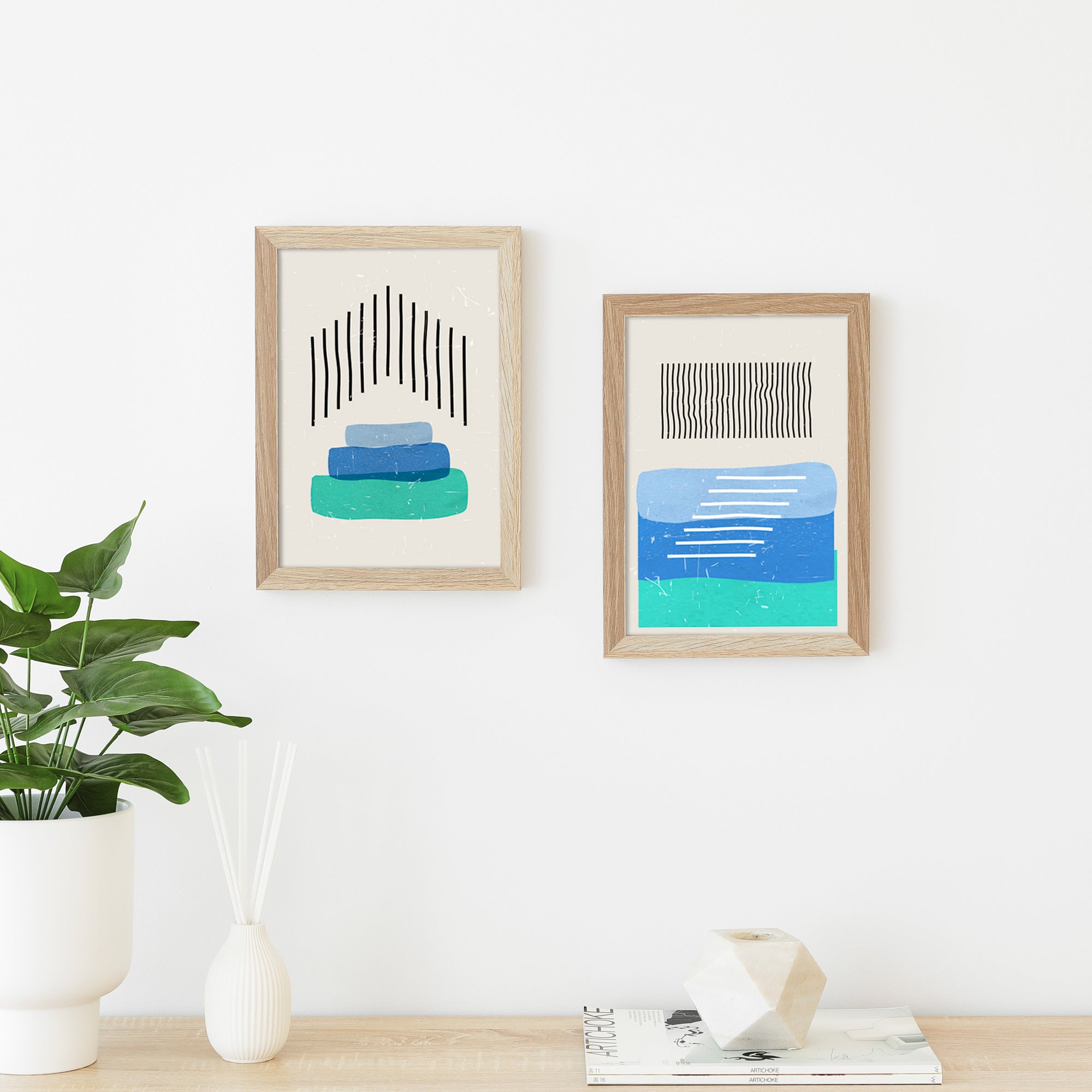 Set of 2 A4 Poster Photo Frames