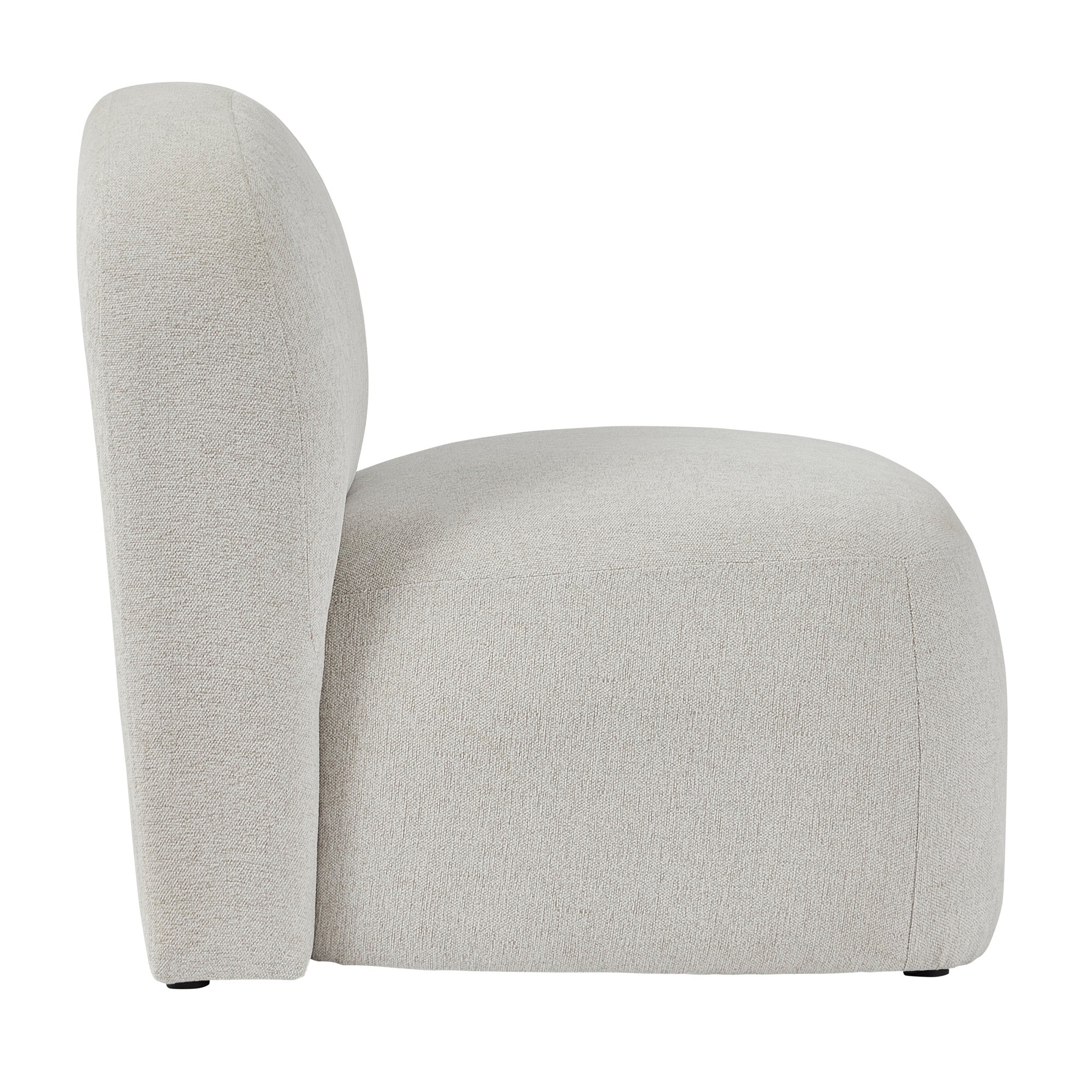 Luca Block Accent Chair Cream (Set of 2)