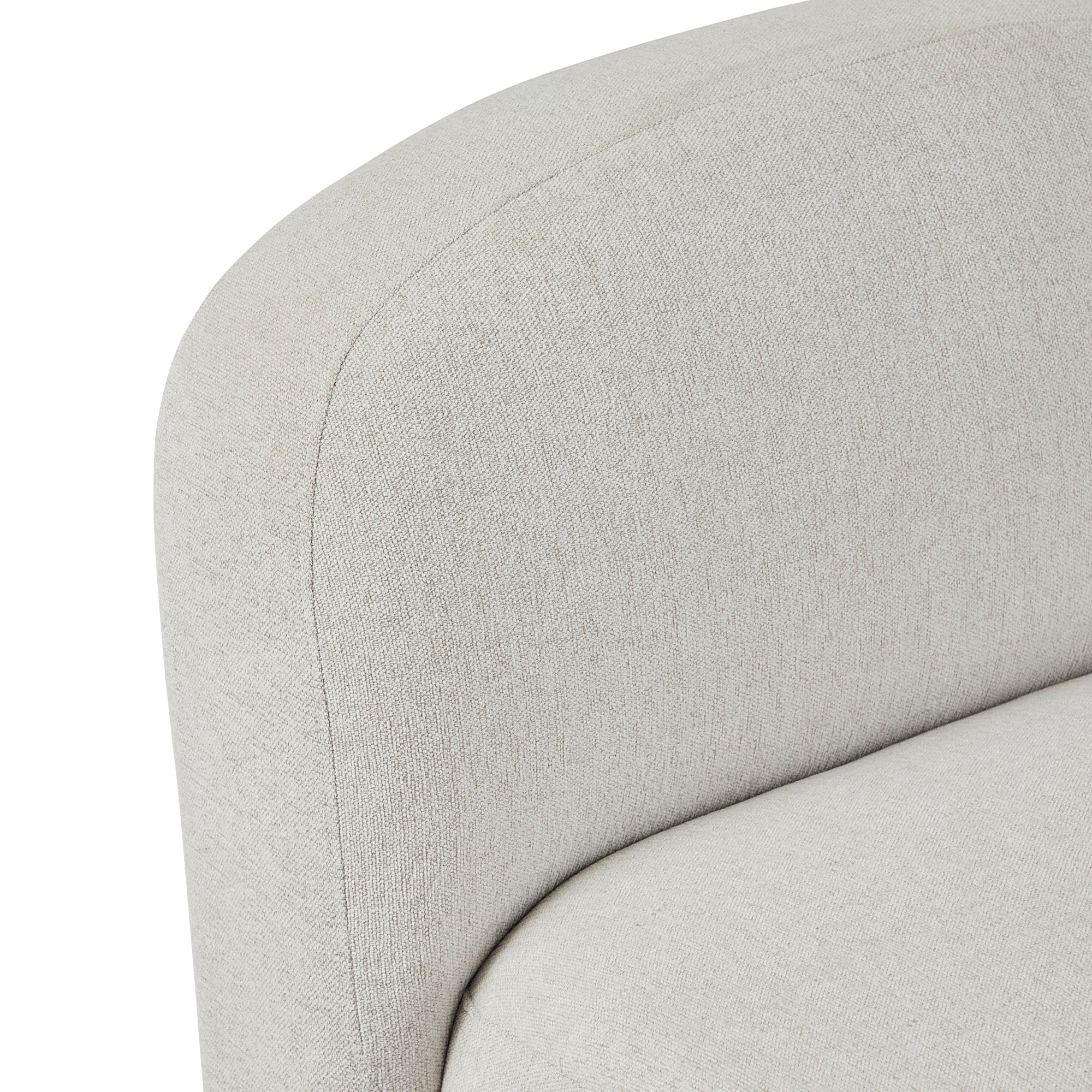 Luca Block Accent Chair Cream