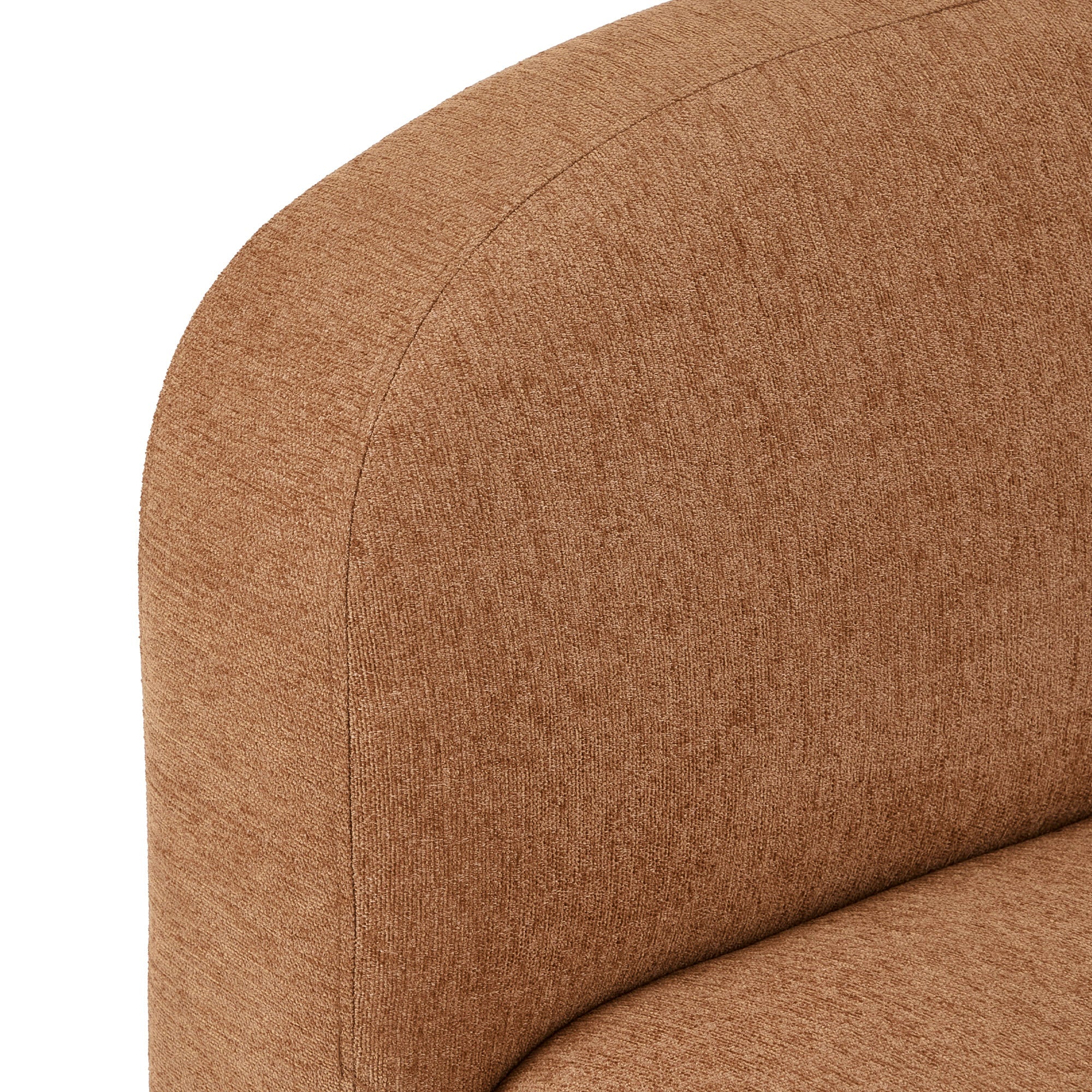 Luca Block Accent Chair Pumpkin