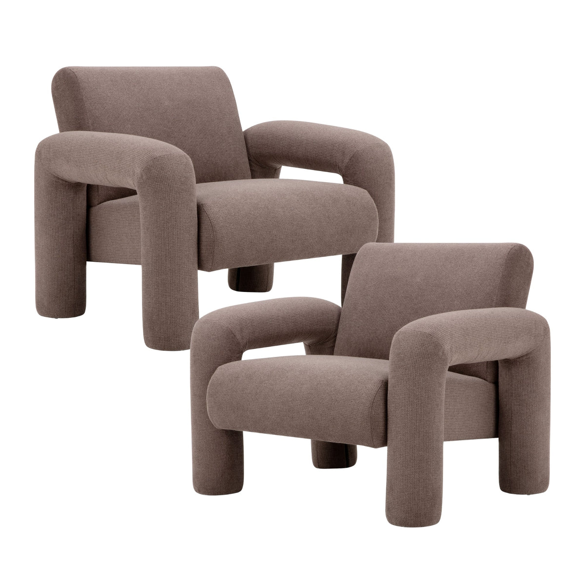 Matilda Armchair Chocolate (Set of 2)