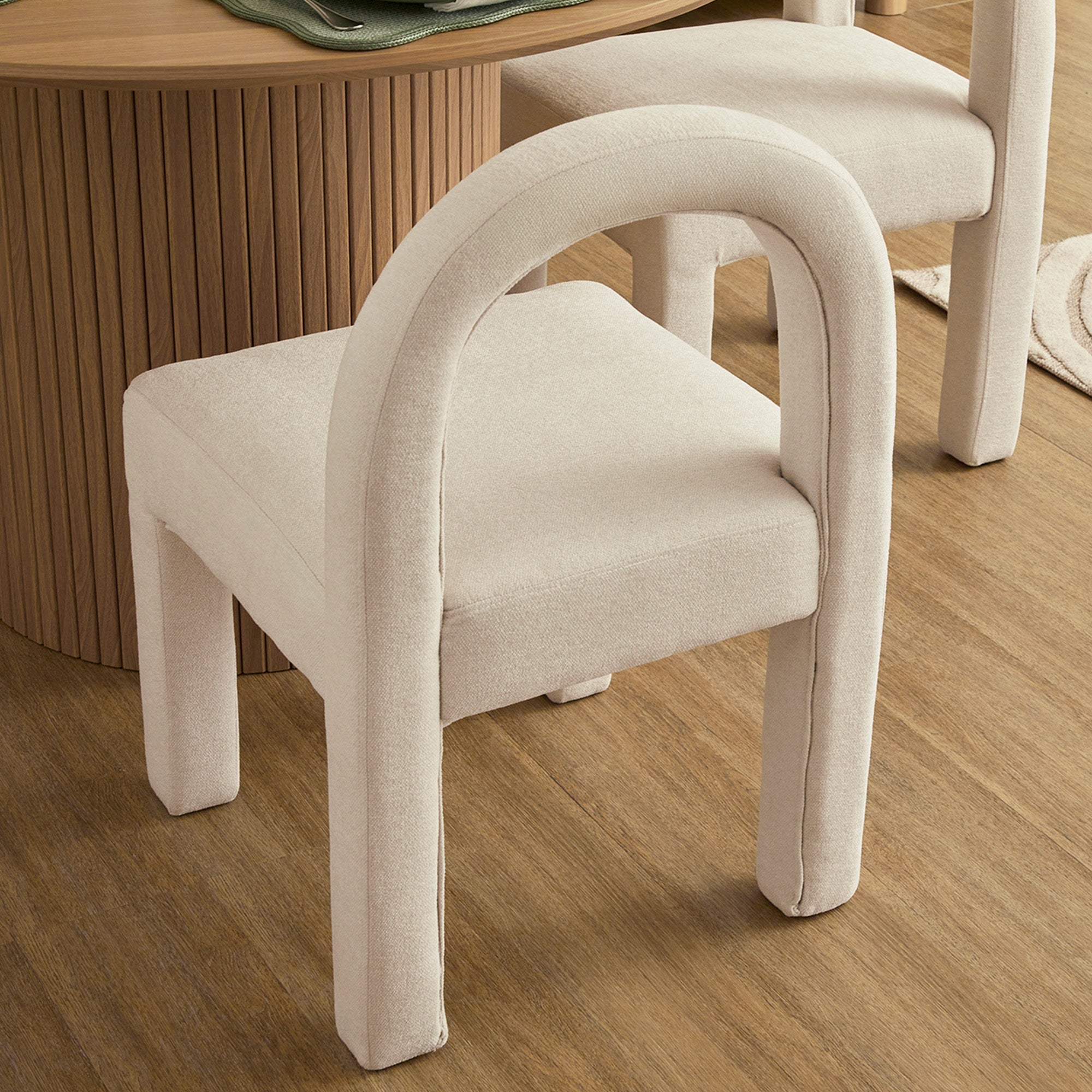 Alexis Set of 2 Dining Chairs Cream
