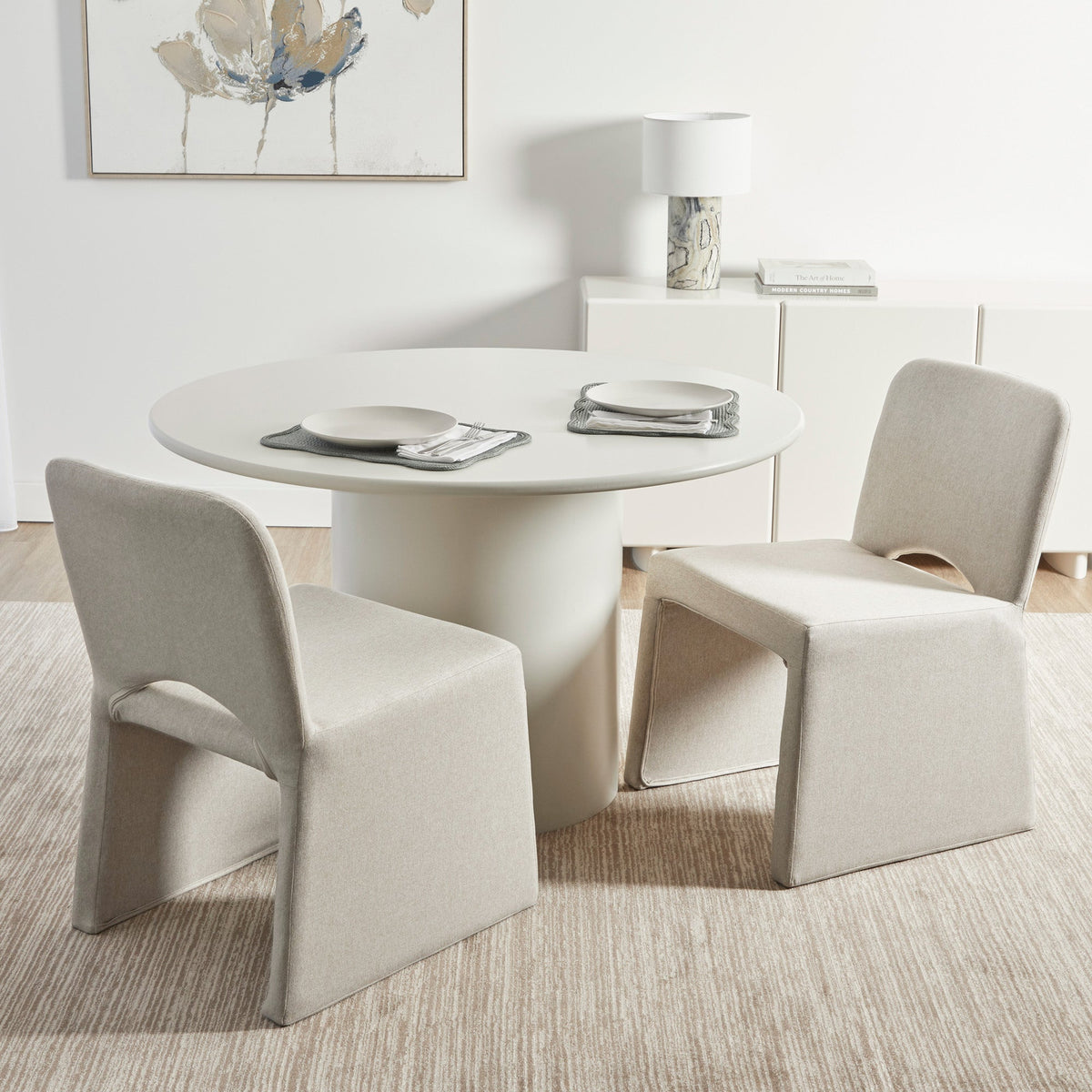Set of 2 Madrid Dining Chairs Natural