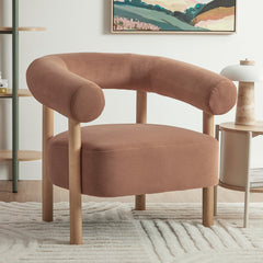 Nadia Armchair Rust (Set of 2)