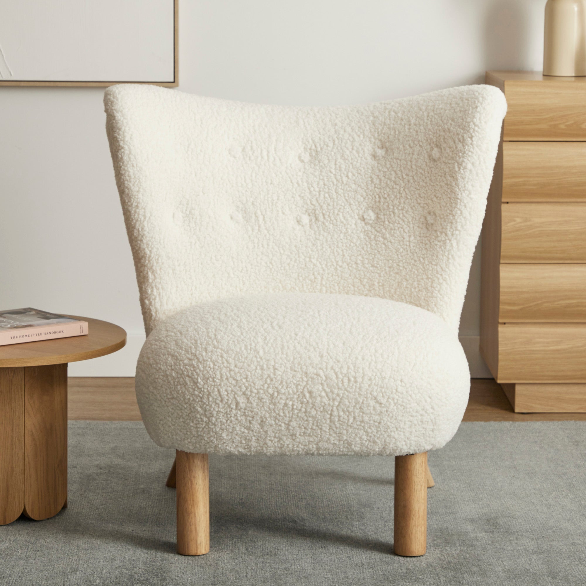 Teddy Accent Chair Cream