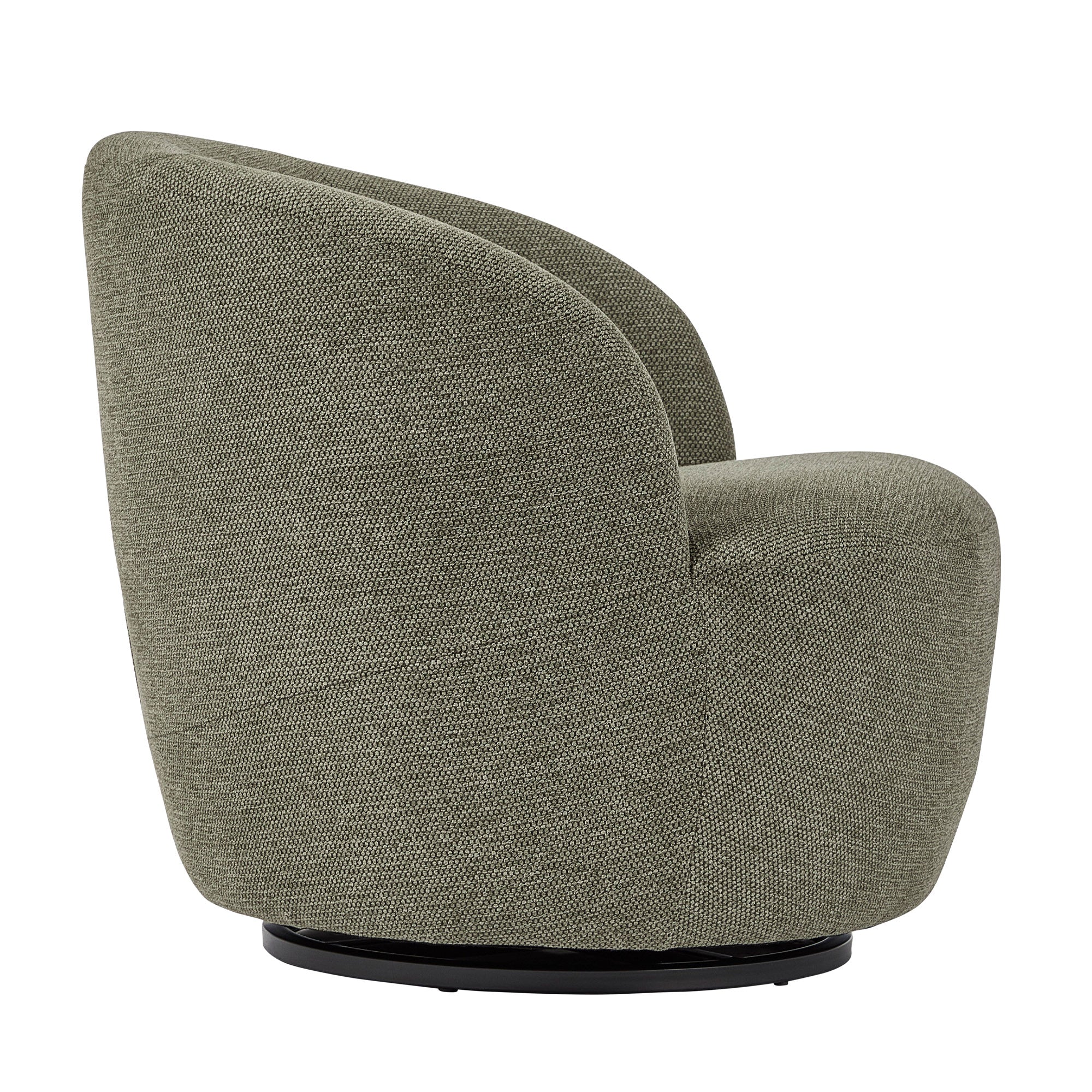 Sadie Swivel Armchair Green (Set of 2)