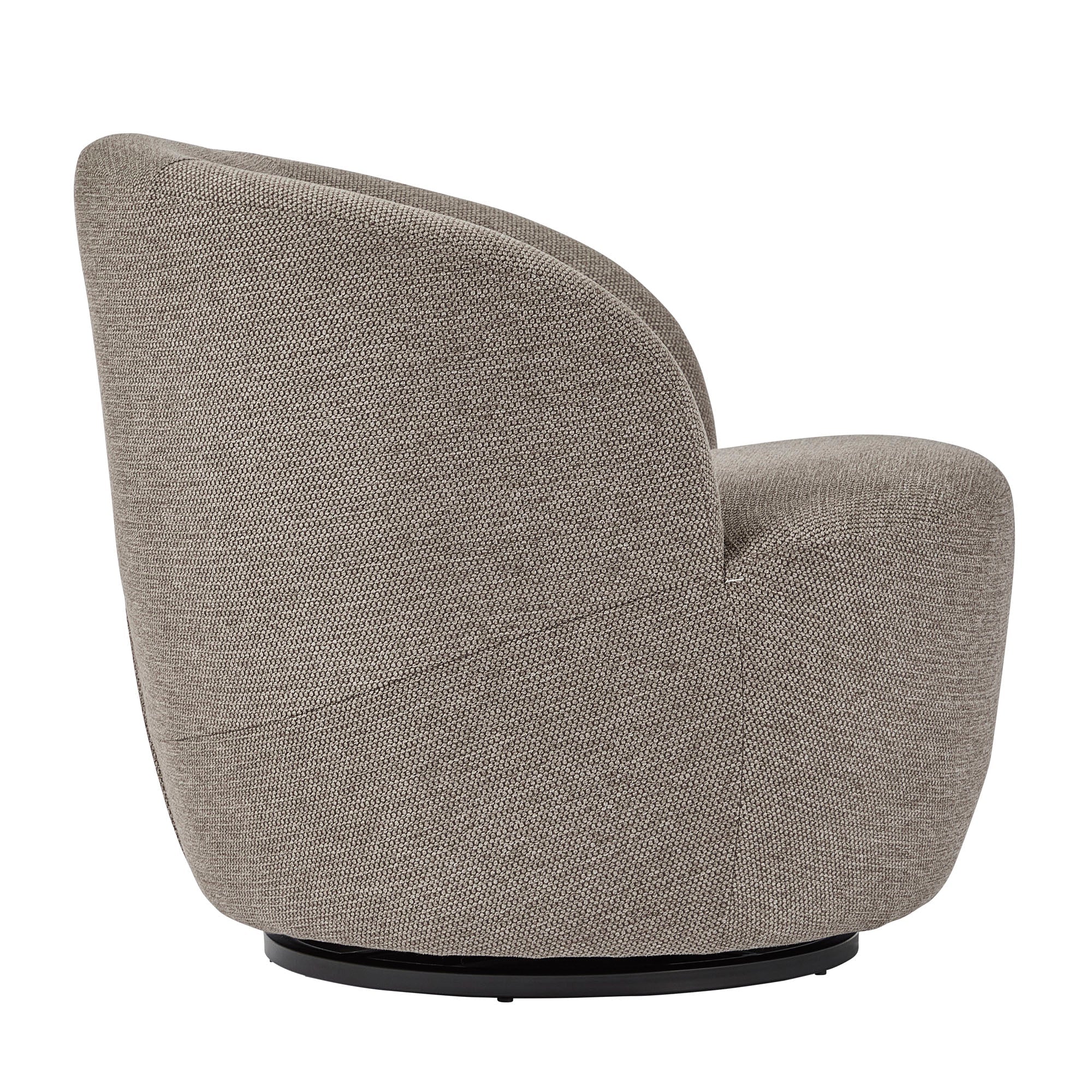 Sadie Swivel Armchair Mushroom (Set of 2)