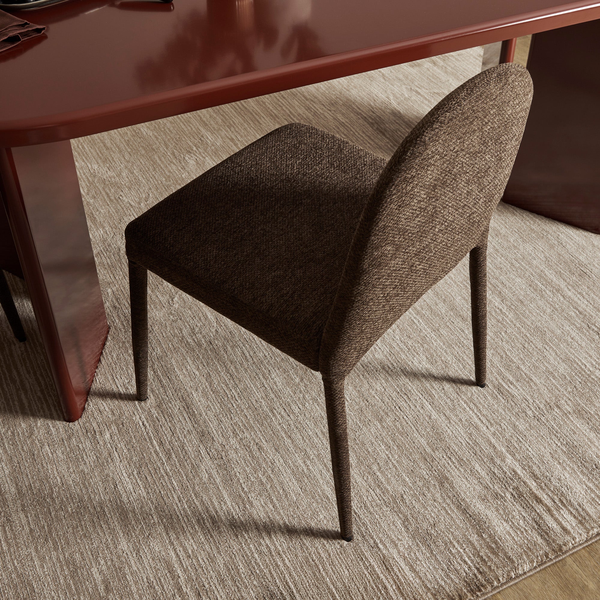 Set of 2 Toledo Dining Chairs Chocolate