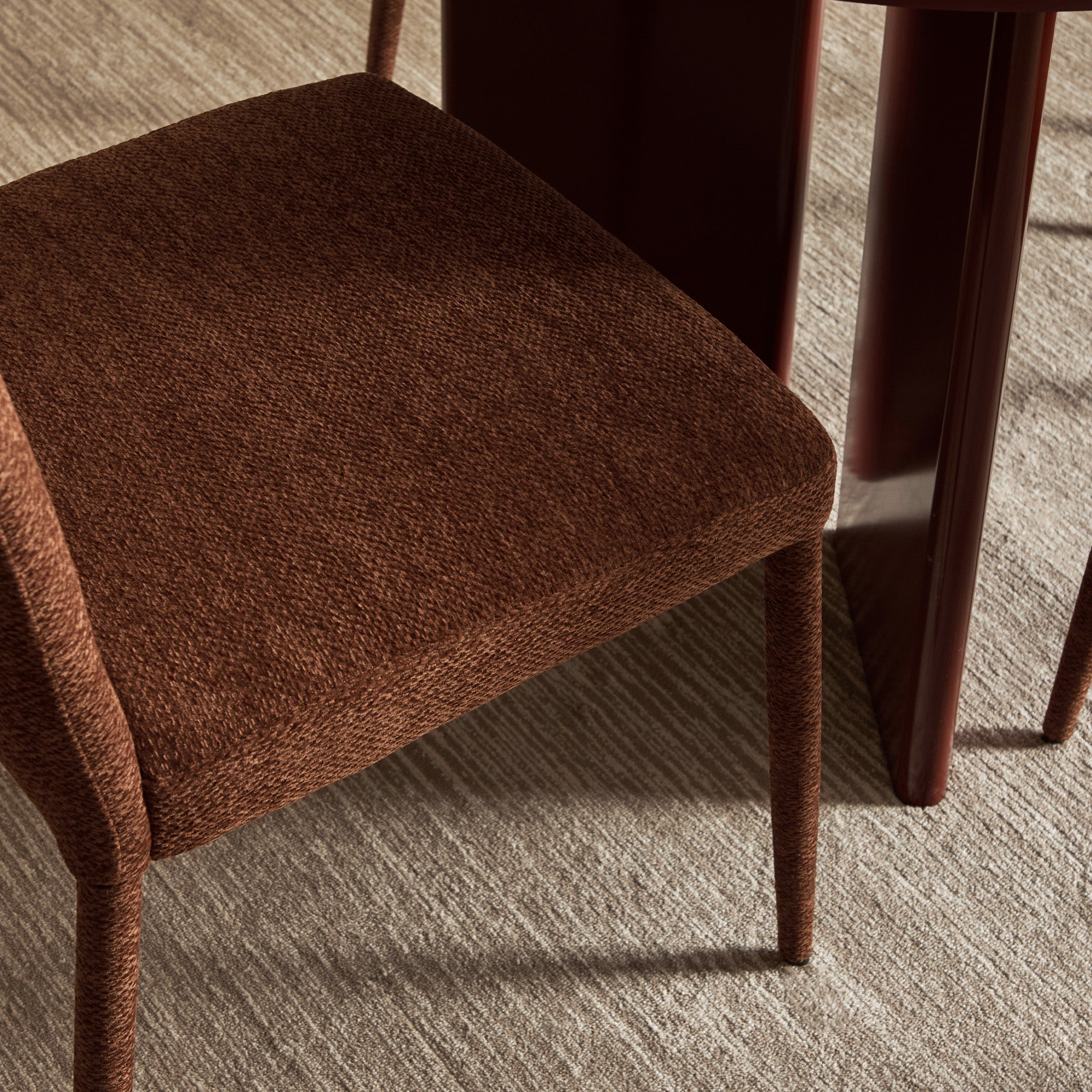 Set of 2 Toledo Dining Chairs Cinnamon