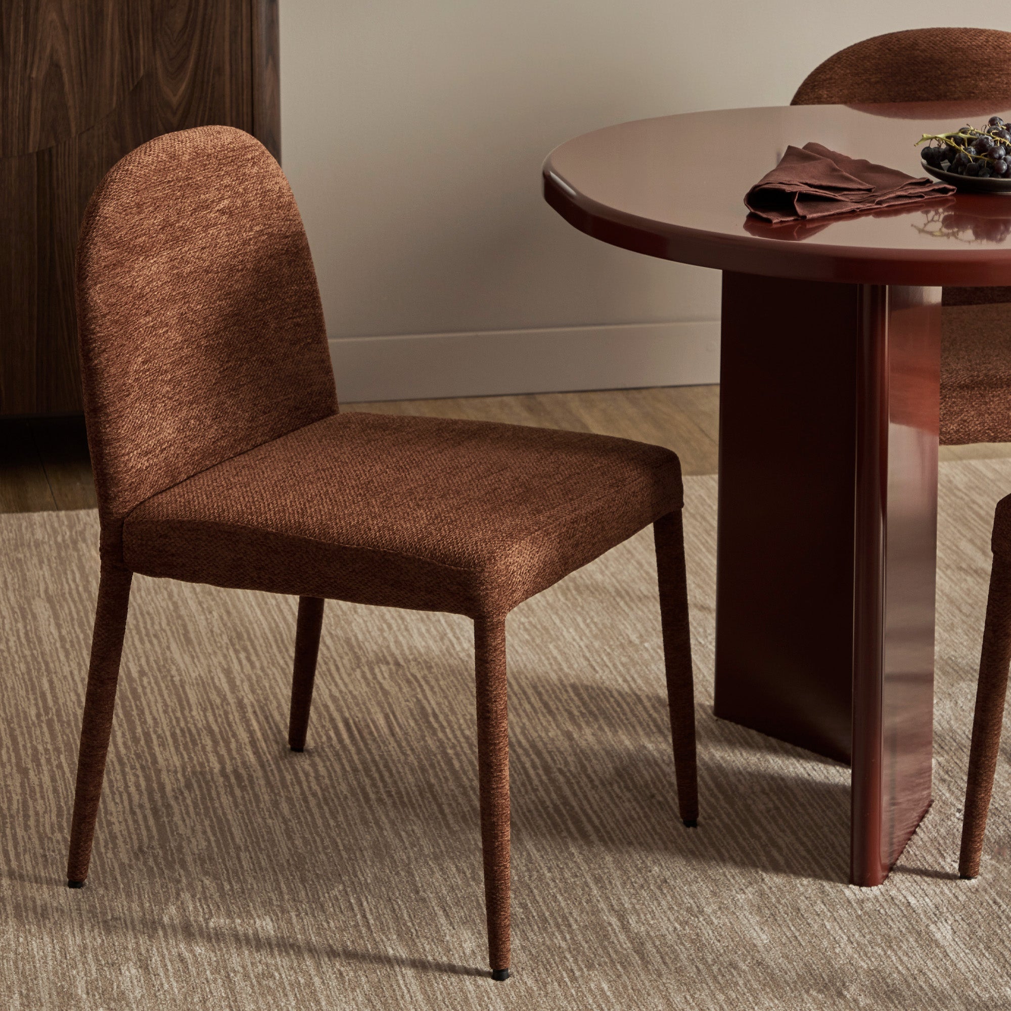 Set of 2 Toledo Dining Chairs Cinnamon