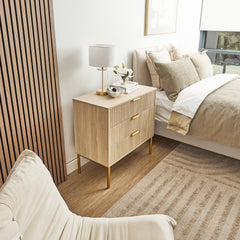 Indy Chest of 3 Drawers Natural