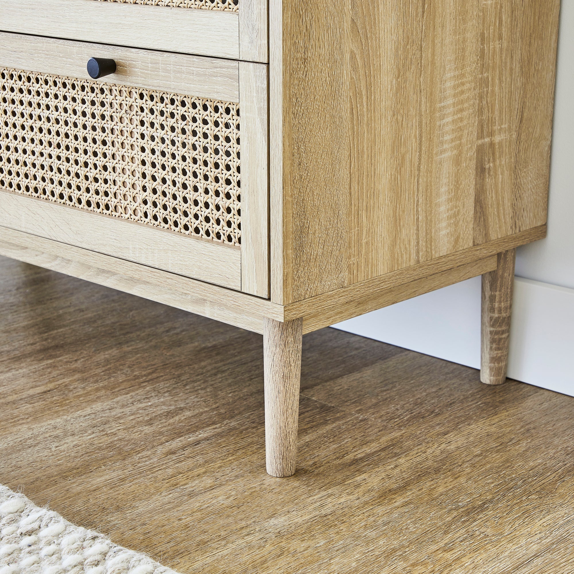 Oahu Rattan Chest of 3 Drawers Natural