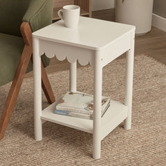 Sally Side Table White