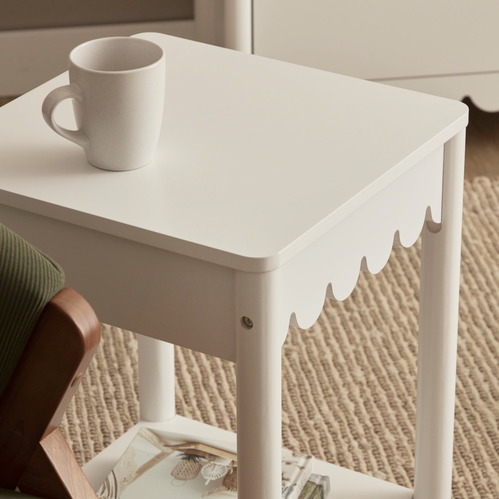 Sally Side Table White