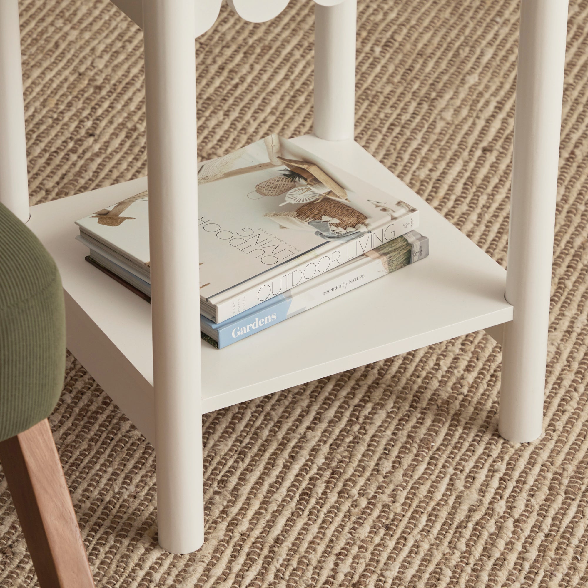 Sally Side Table White