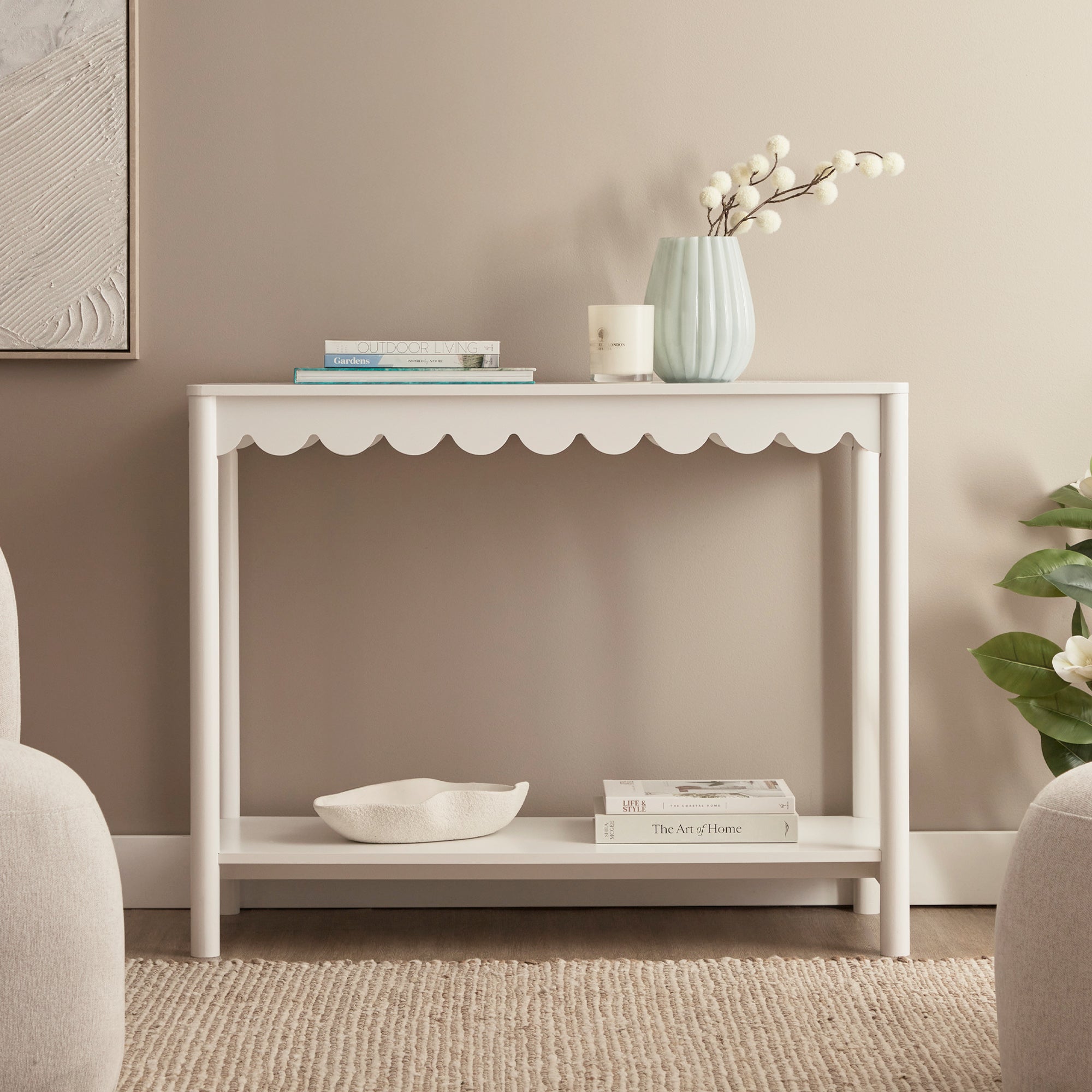 Sally Console Table White (100cm)