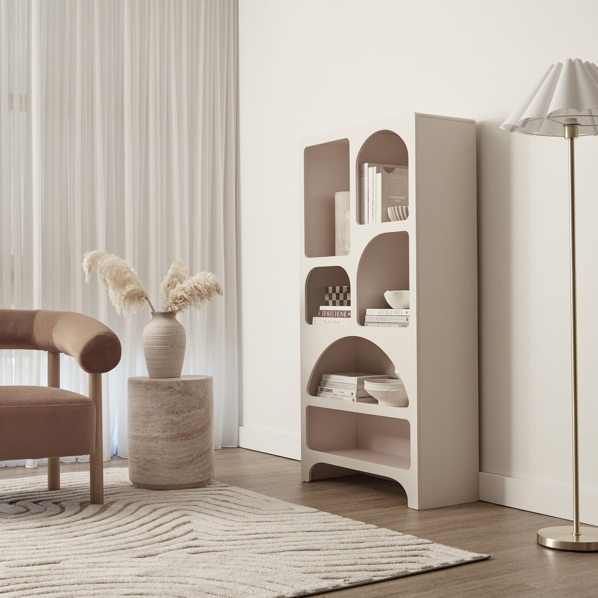 Santorini Bookshelf Off-White