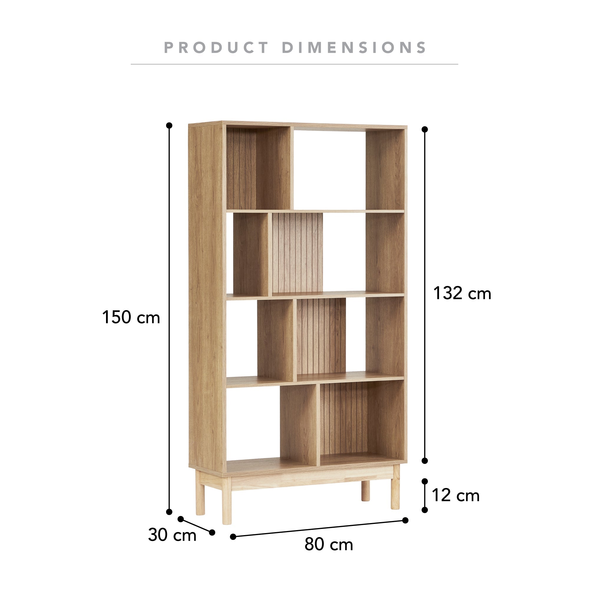 Apia Bookshelf Natural