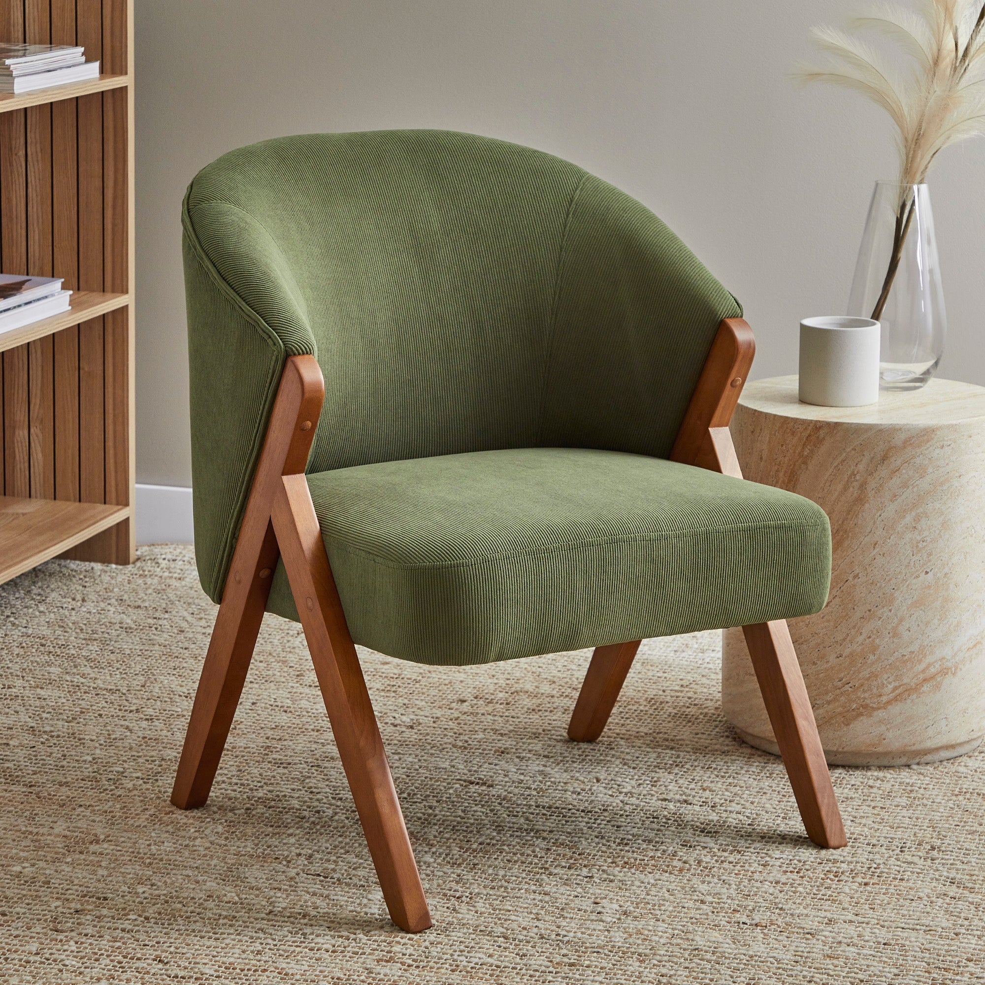 Remy Accent Chair Green (Set of 2)