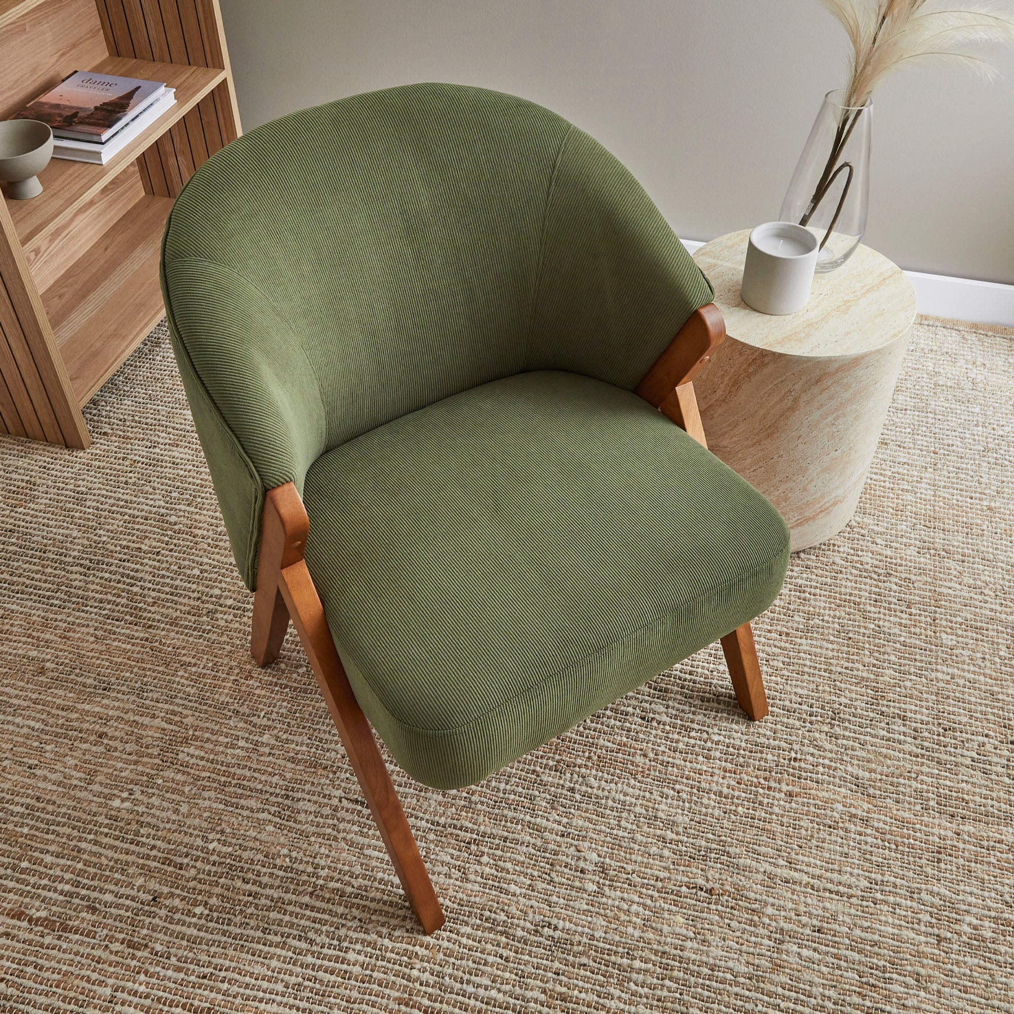 Remy Accent Chair Green (Set of 2)