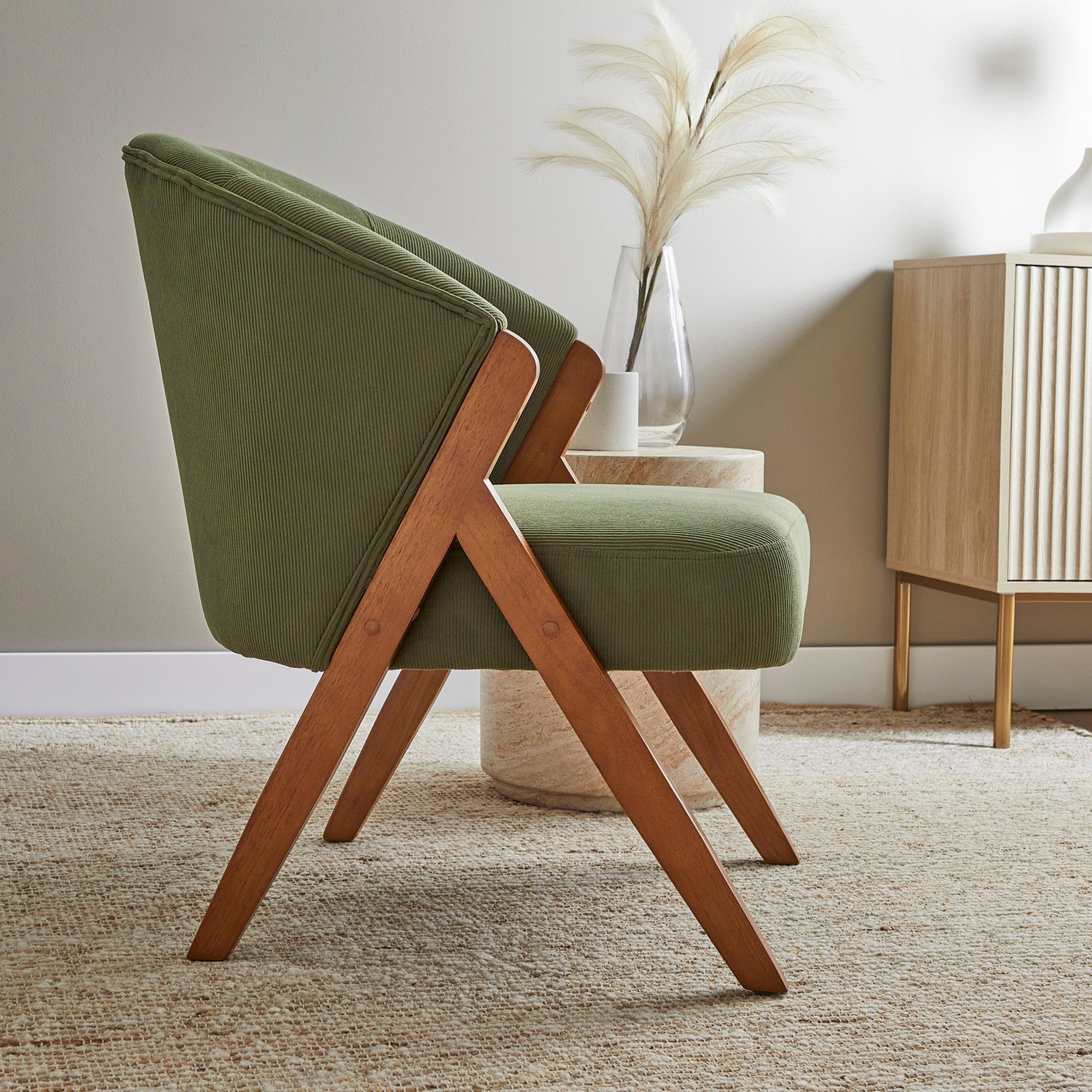 Remy Accent Chair Green (Set of 2)